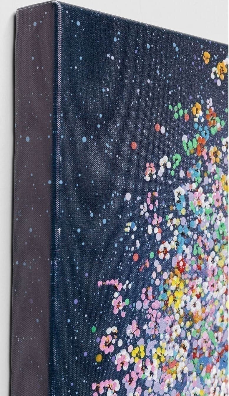 Schilderij Canvas Flying Elephant At Night 120x160cm Kare Design Schilderij 54827
