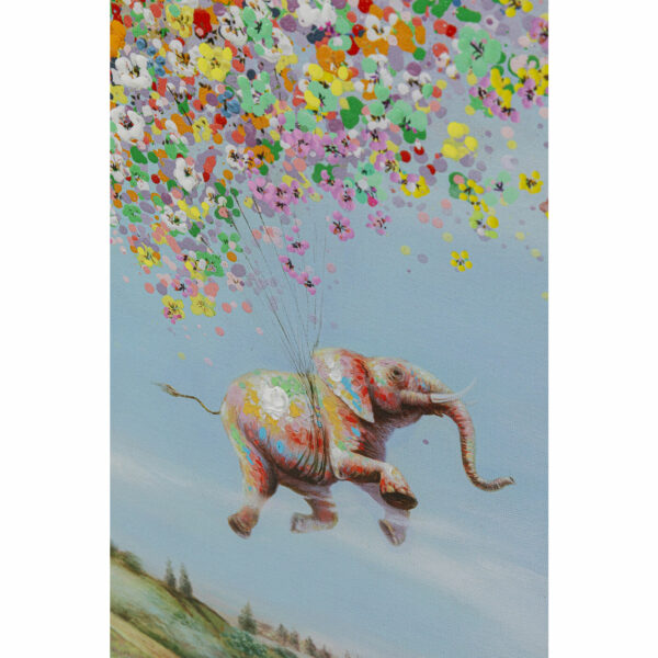 Schilderij Canvas Flying Elephant In Day 120x160cm Kare Design Schilderij 54825