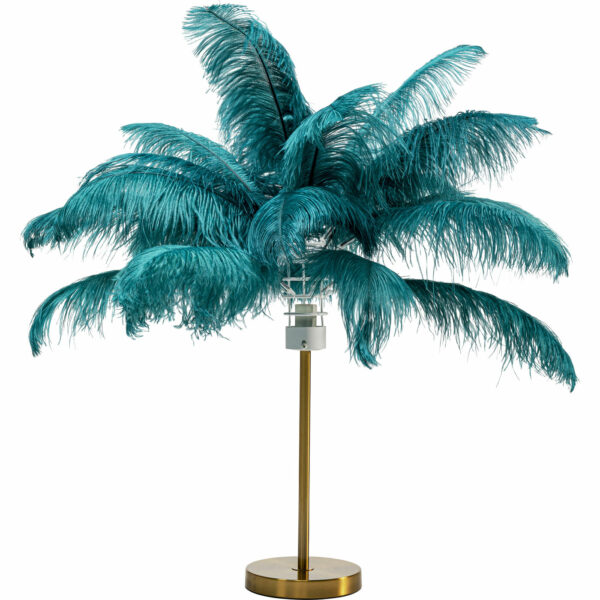 Tafellamp Feather Palm Green 60cm Kare Design Tafellamp 53746