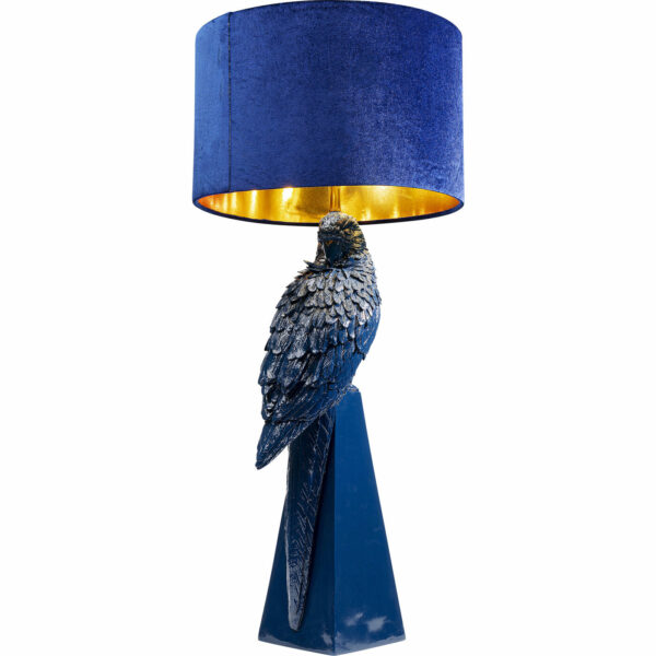 Tafellamp Parrot Blue 84cm Kare Design Tafellamp 54586