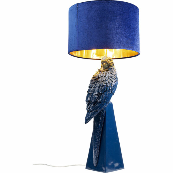 Tafellamp Parrot Blue 84cm Kare Design Tafellamp 54586
