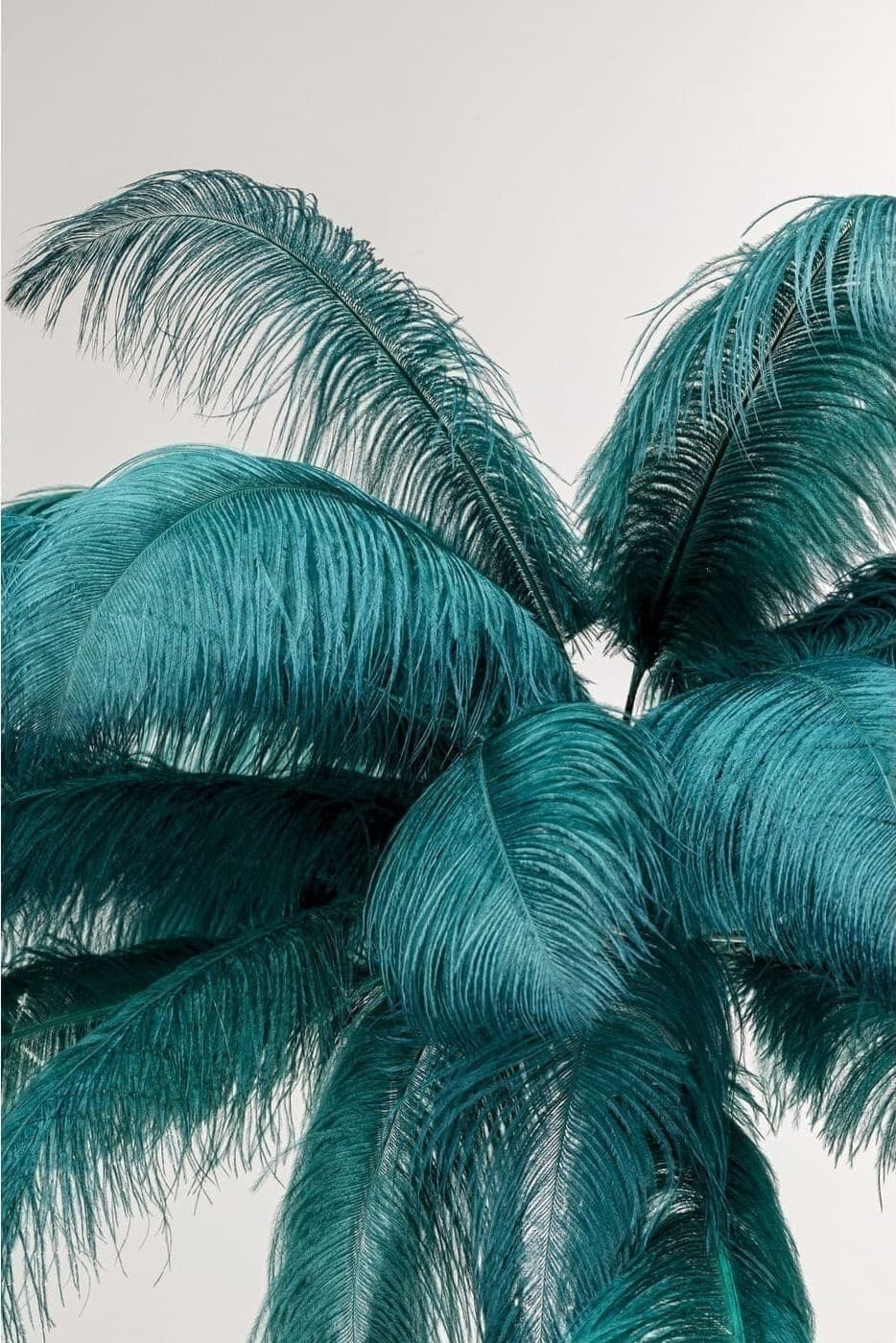 Vloerlamp Feather Palm Green 165cm Kare Design Vloerlamp 53749