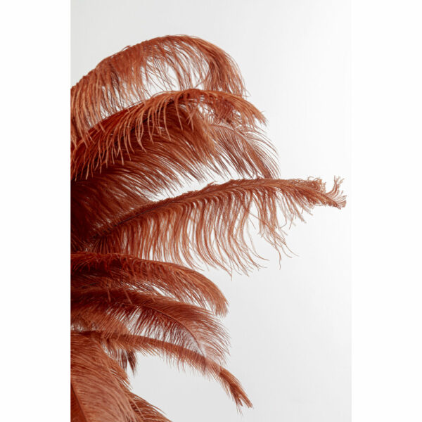 Vloerlamp Feather Palm Rusty Red 165cm Kare Design Vloerlamp 54549