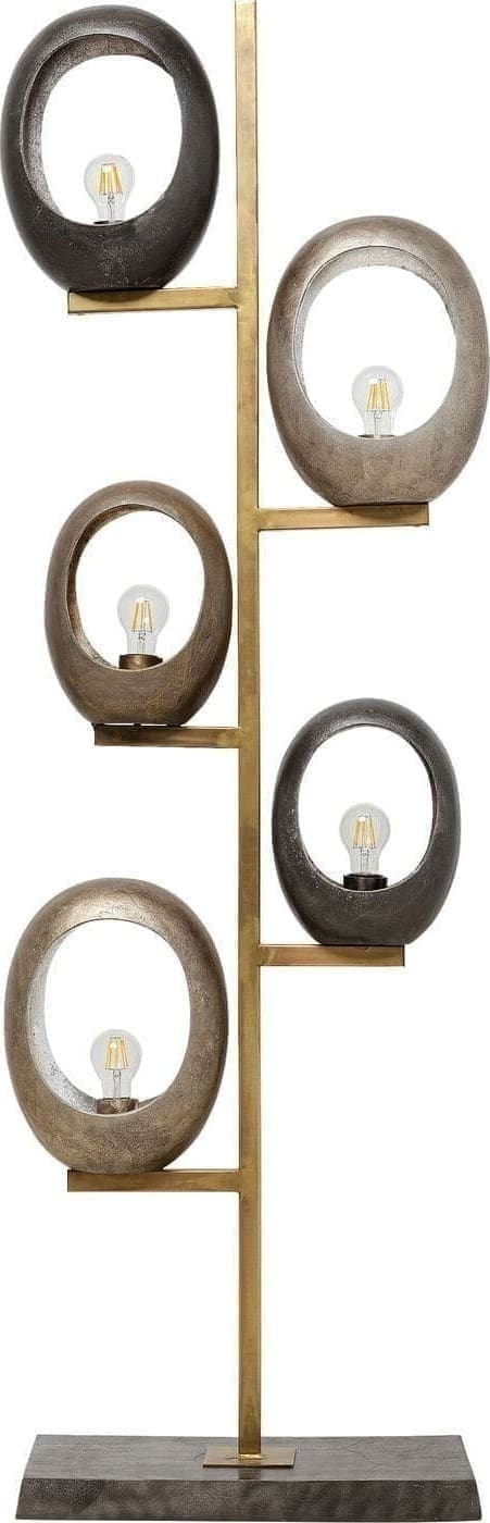 Vloerlamp Five Loops 173cm Kare Design Vloerlamp 54275
