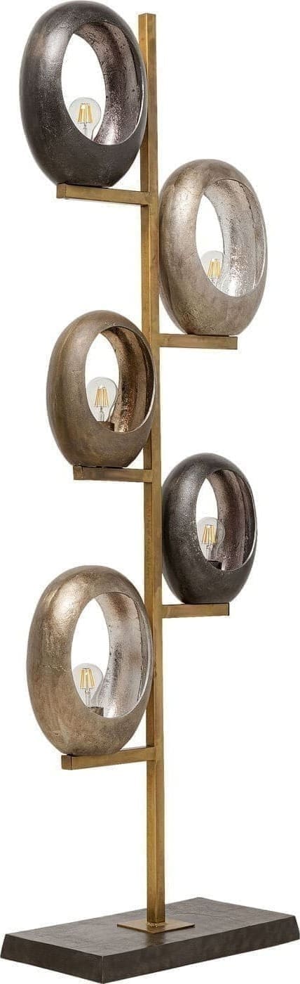 Vloerlamp Five Loops 173cm Kare Design Vloerlamp 54275