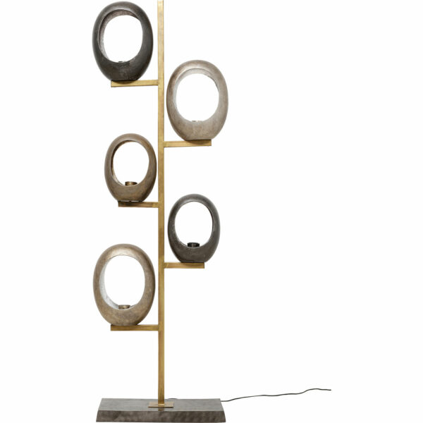 Vloerlamp Five Loops 173cm Kare Design Vloerlamp 54275