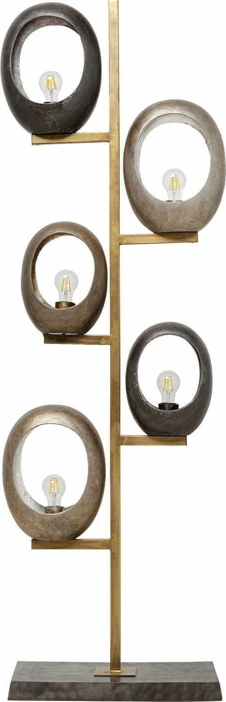 Vloerlamp Five Loops 173cm Kare Design Vloerlamp 54275