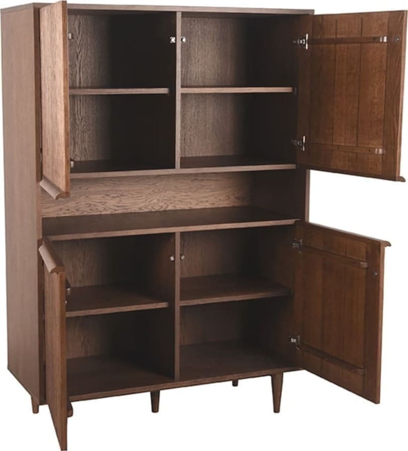 LABEL51 Dressoir Jule - Bruin - Eiken Bruin Dressoir