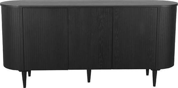 LABEL51 Dressoir Oliva - Zwart - Eiken Zwart Dressoir