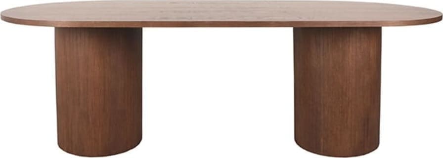 LABEL51 Eetkamertafel Oliva - Walnoot - Eiken Walnoot Eettafel