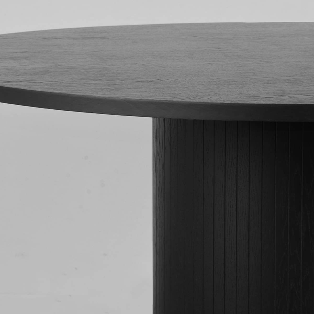 LABEL51 Eetkamertafel Oliva - Zwart - Eiken Zwart Eettafel