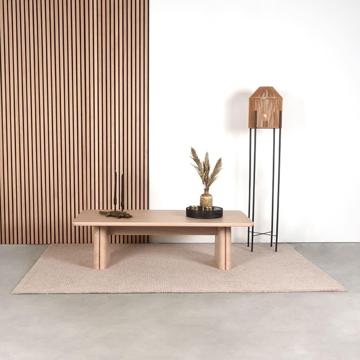 LABEL51 Salontafel Jule - Naturel - Eiken Salontafel