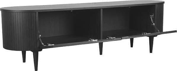 LABEL51 Tv-Meubel Oliva 180x47x55 cm - Zwart - Eiken Zwart Tv-meubel|Tv-dressoir