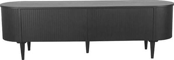 LABEL51 Tv-Meubel Oliva 180x47x55 cm - Zwart - Eiken Zwart Tv-meubel|Tv-dressoir