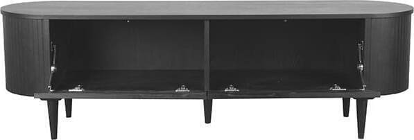 LABEL51 Tv-Meubel Oliva 180x47x55 cm - Zwart - Eiken Zwart Tv-meubel|Tv-dressoir