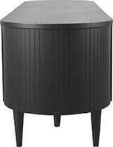 LABEL51 Tv-Meubel Oliva 180x47x55 cm - Zwart - Eiken Zwart Tv-meubel|Tv-dressoir