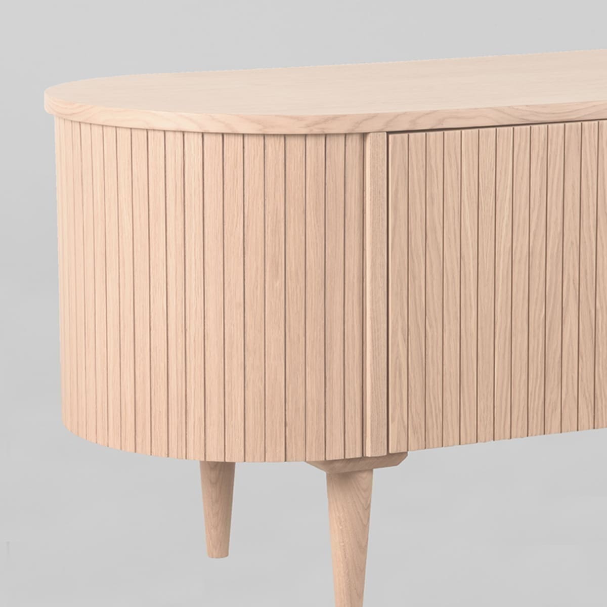 LABEL51 Tv-meubel Oliva - Naturel - Eiken Naturel Tv-meubel|Tv-dressoir