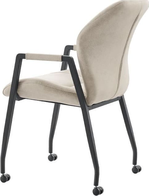 Profijt Meubel Armstoel Morada beige Beige|Wit Armstoel