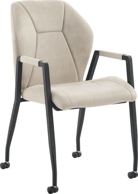 Profijt Meubel Armstoel Morada beige Beige|Wit Armstoel