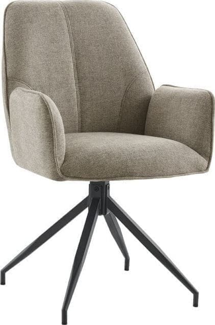 Profijt Meubel Armstoel Parson taupe Taupe Armstoel