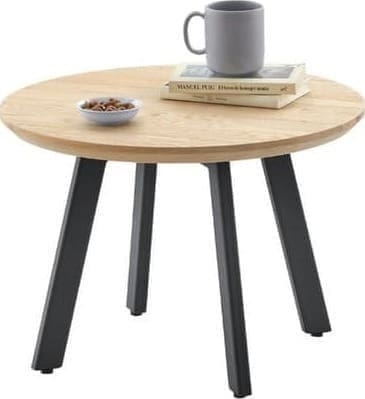 Profijt Meubel Bijzettafel Widnes + hoge poten Zwart Bijzettafel