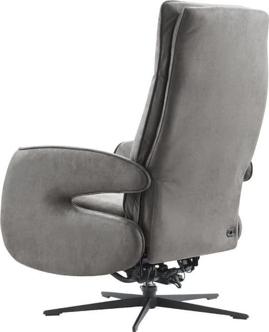 Profijt Meubel Relaxfauteuil elektrisch verstelbaar Niland grijs Grijs Fauteuil