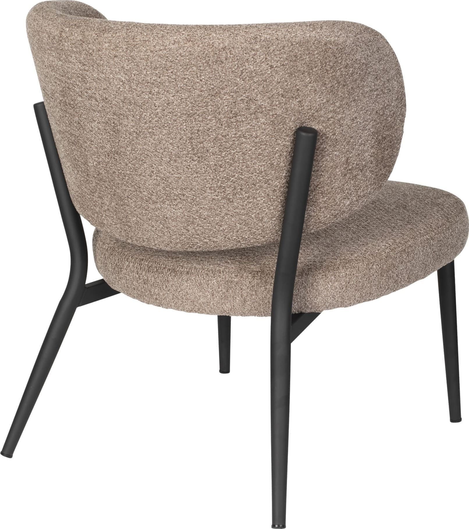 Fauteuil Sanne Brownie White Label Living ZVR3100206