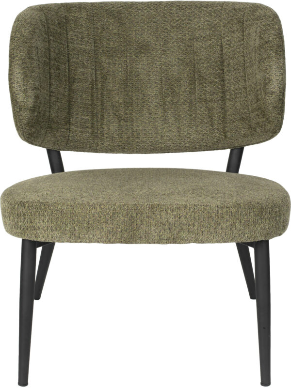 Fauteuil Sanne Green Grey White Label Living Fauteuil ZVR3100204