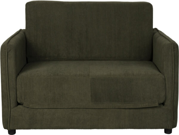 Loveseat Bankbed Jopie Green White Label Living Fauteuil ZVR3100217