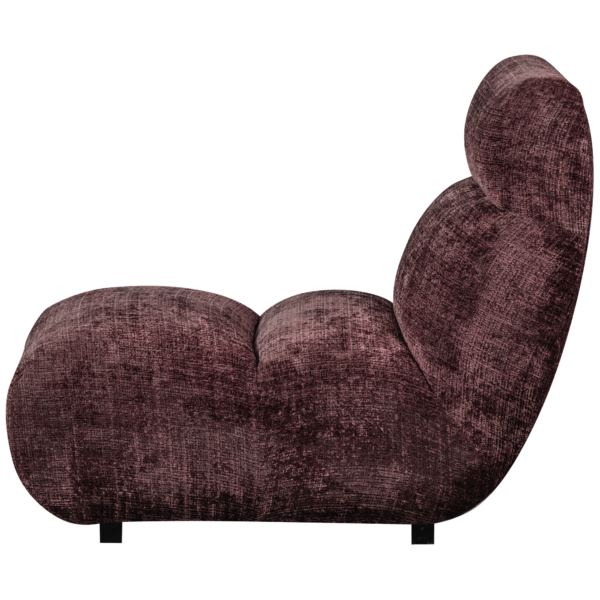 BePureHome Observe fauteuil aubergine Paars Fauteuil