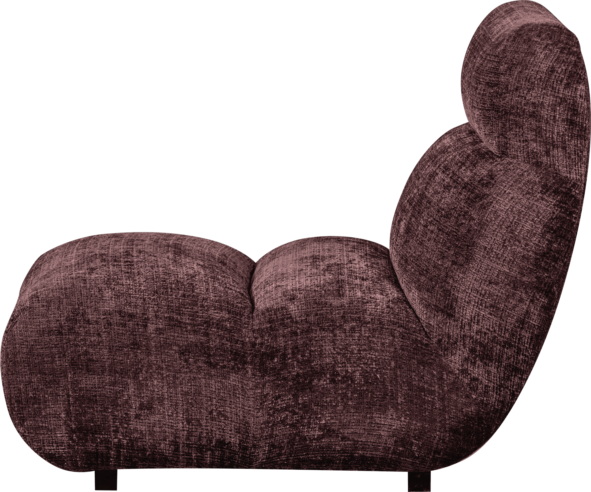 BePureHome Observe fauteuil aubergine Paars Fauteuil
