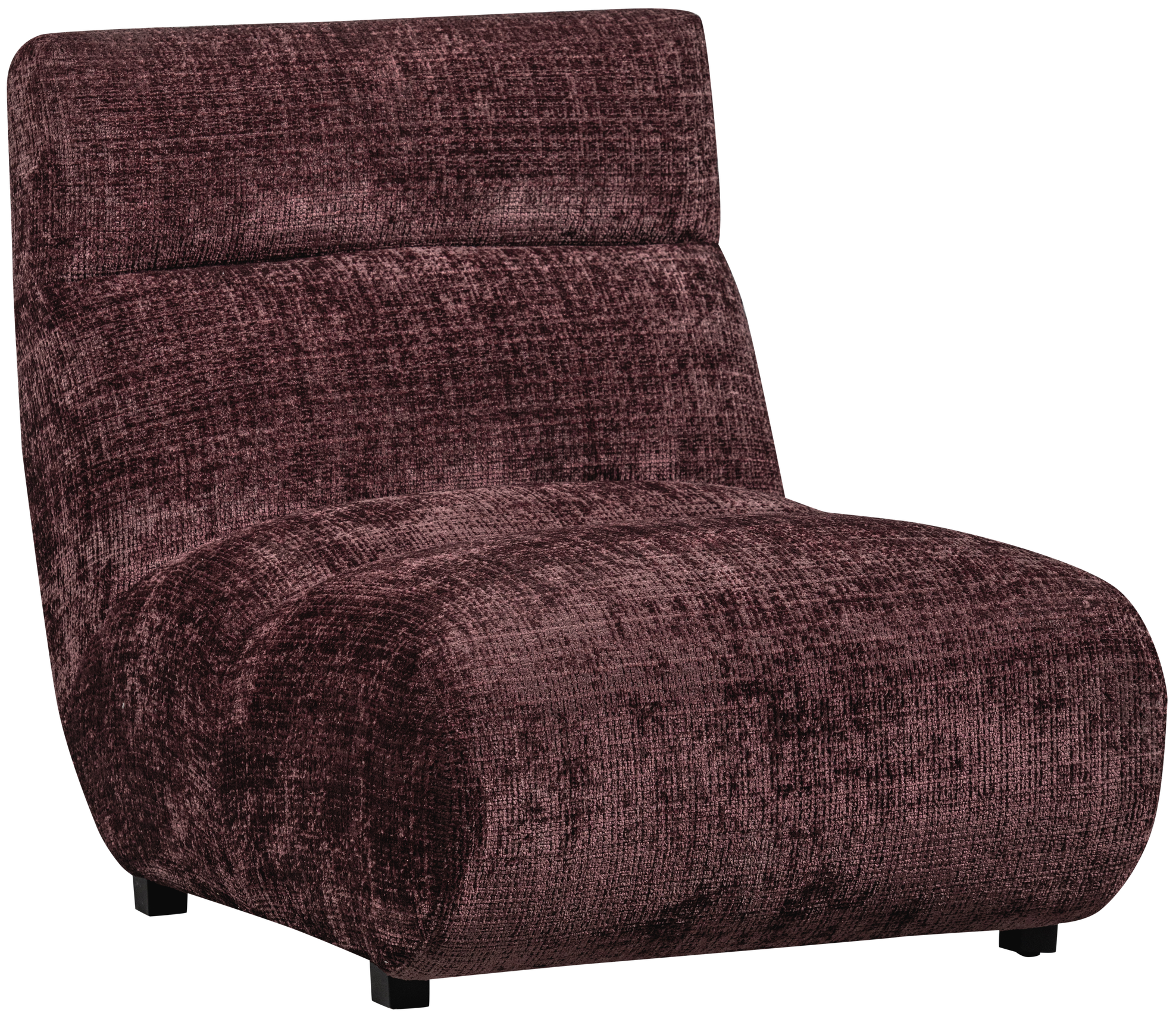 BePureHome Observe fauteuil aubergine Paars Fauteuil