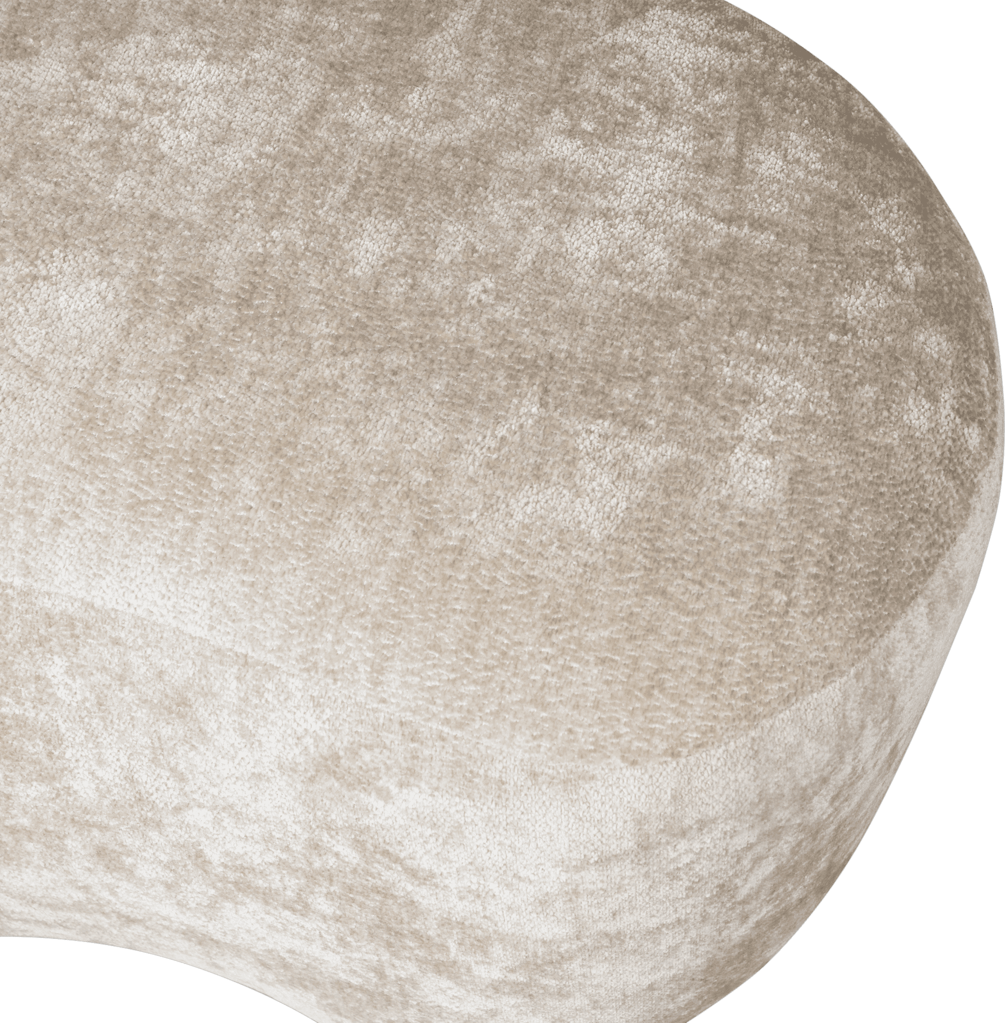 BePureHome Popular organische poef naturel Naturel Poef