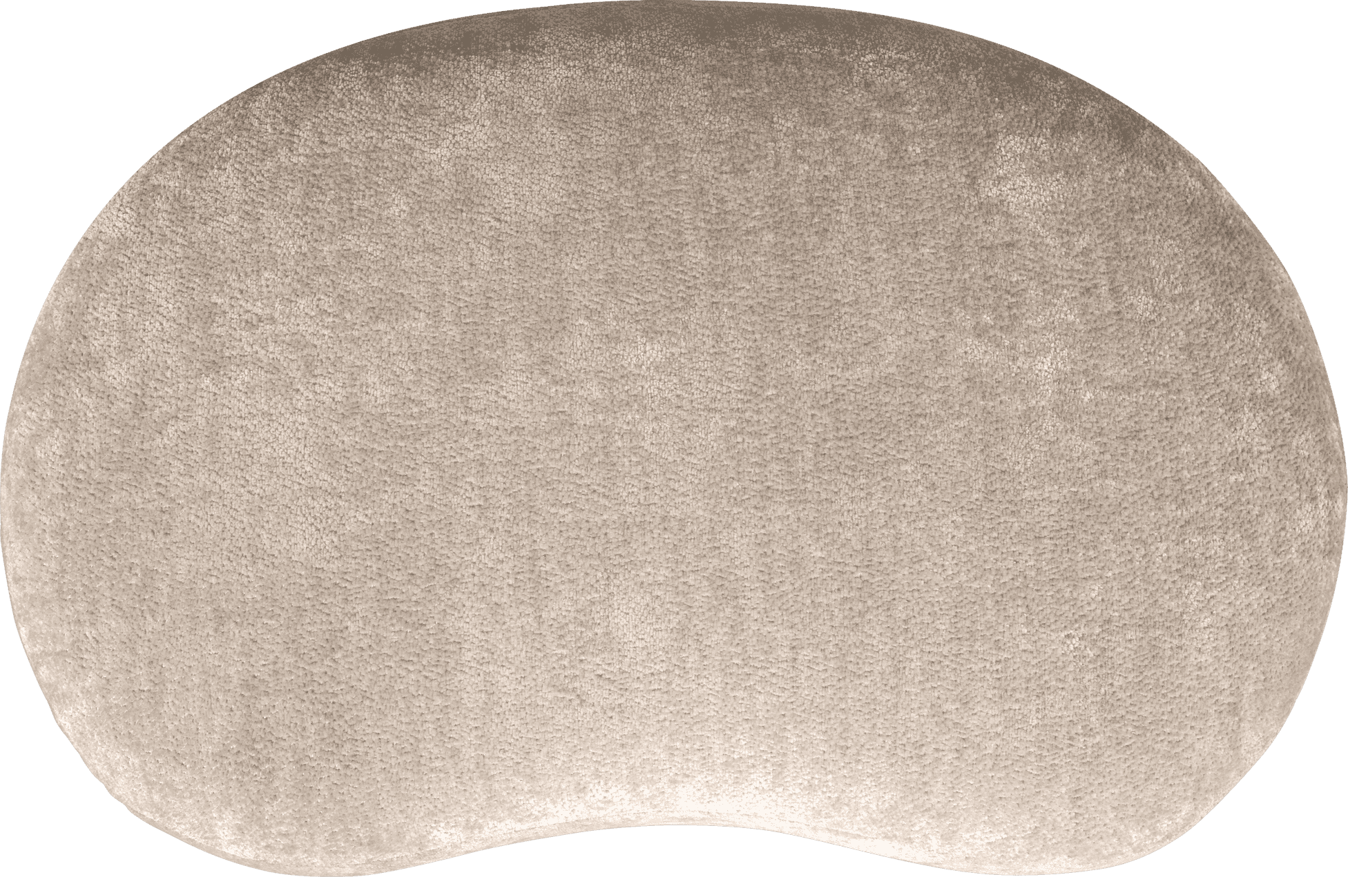 BePureHome Popular organische poef naturel Naturel Poef