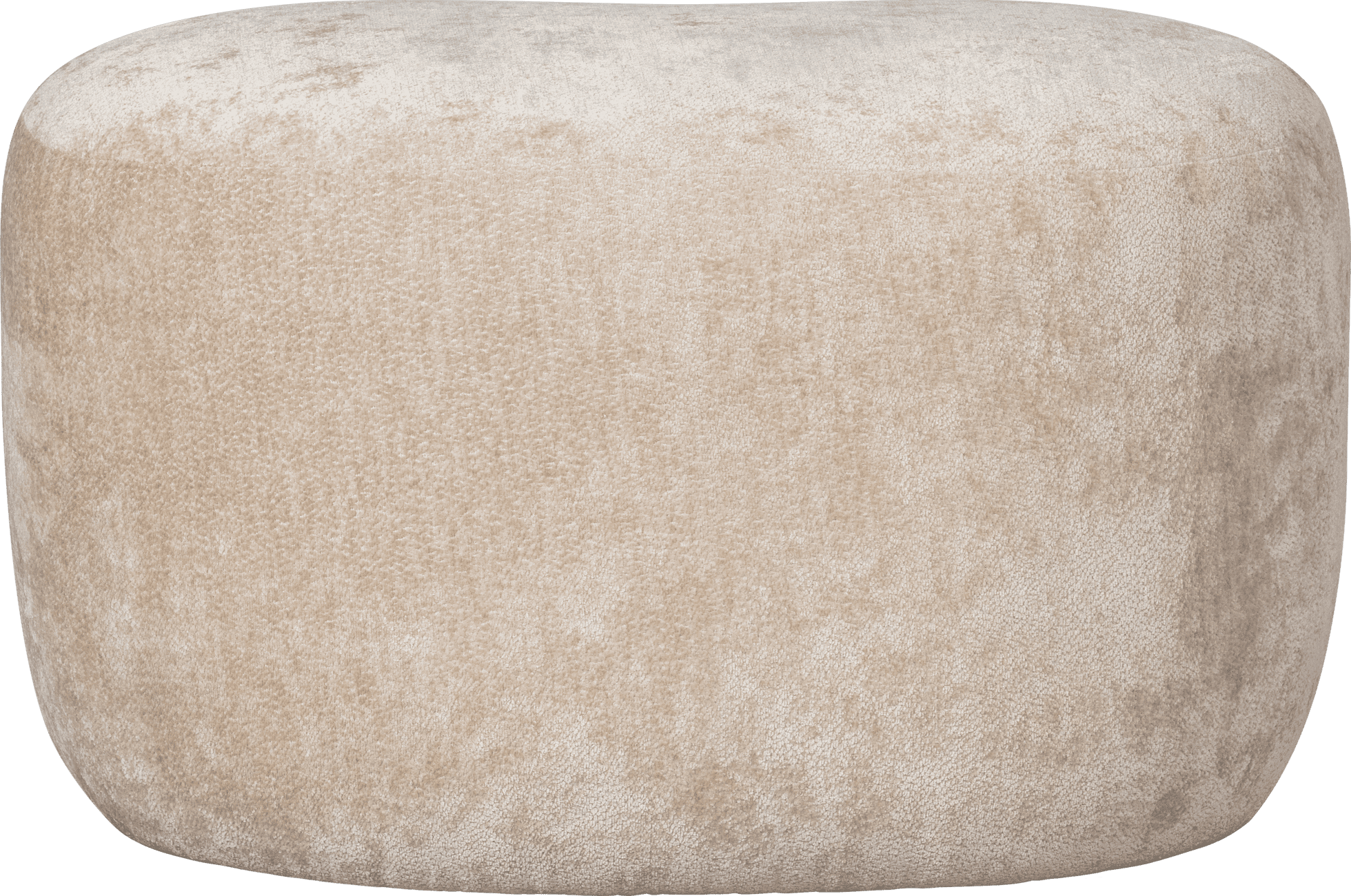 BePureHome Popular organische poef naturel Naturel Poef