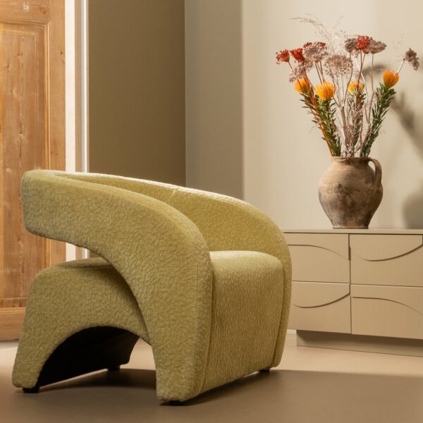 BePureHome Radiate fauteuil textured lime Lime Fauteuil