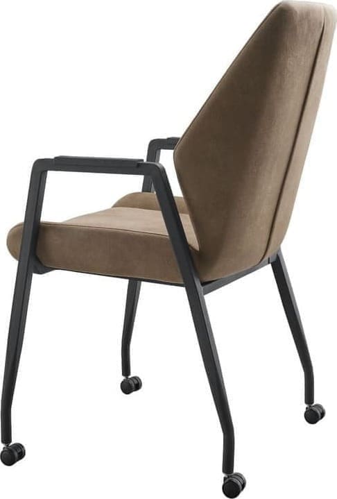 INHOUSE Eetkamerstoel Spacio bruin Bruin Armstoel