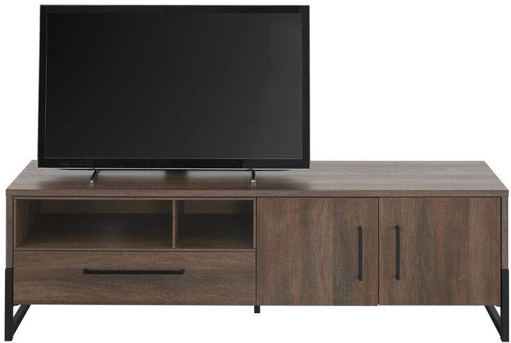 INHOUSE Tv-meubel Sparcia houtstructuur dark almond decor Bruin|Naturel Dressoir