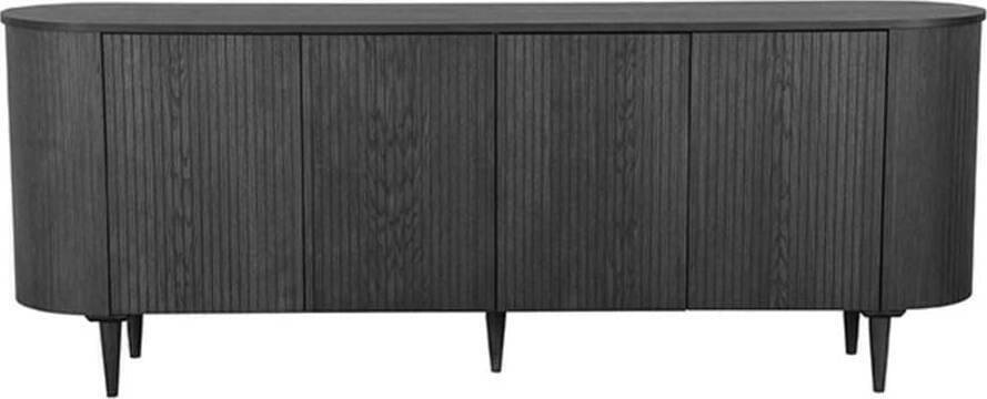 LABEL51 Dressoir Oliva 220x47x85 cm - Walnoot - Eiken Bruin Dressoir