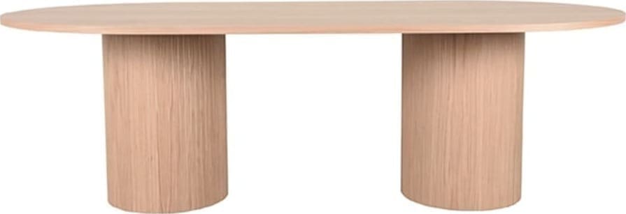 LABEL51 Eettafel Oliva 240x120x75 cm - Naturel - Eiken Eettafel