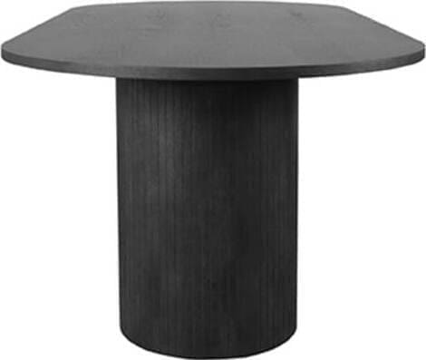 LABEL51 Eettafel Oliva 240x120x75 cm - Zwart - Eiken Eettafel