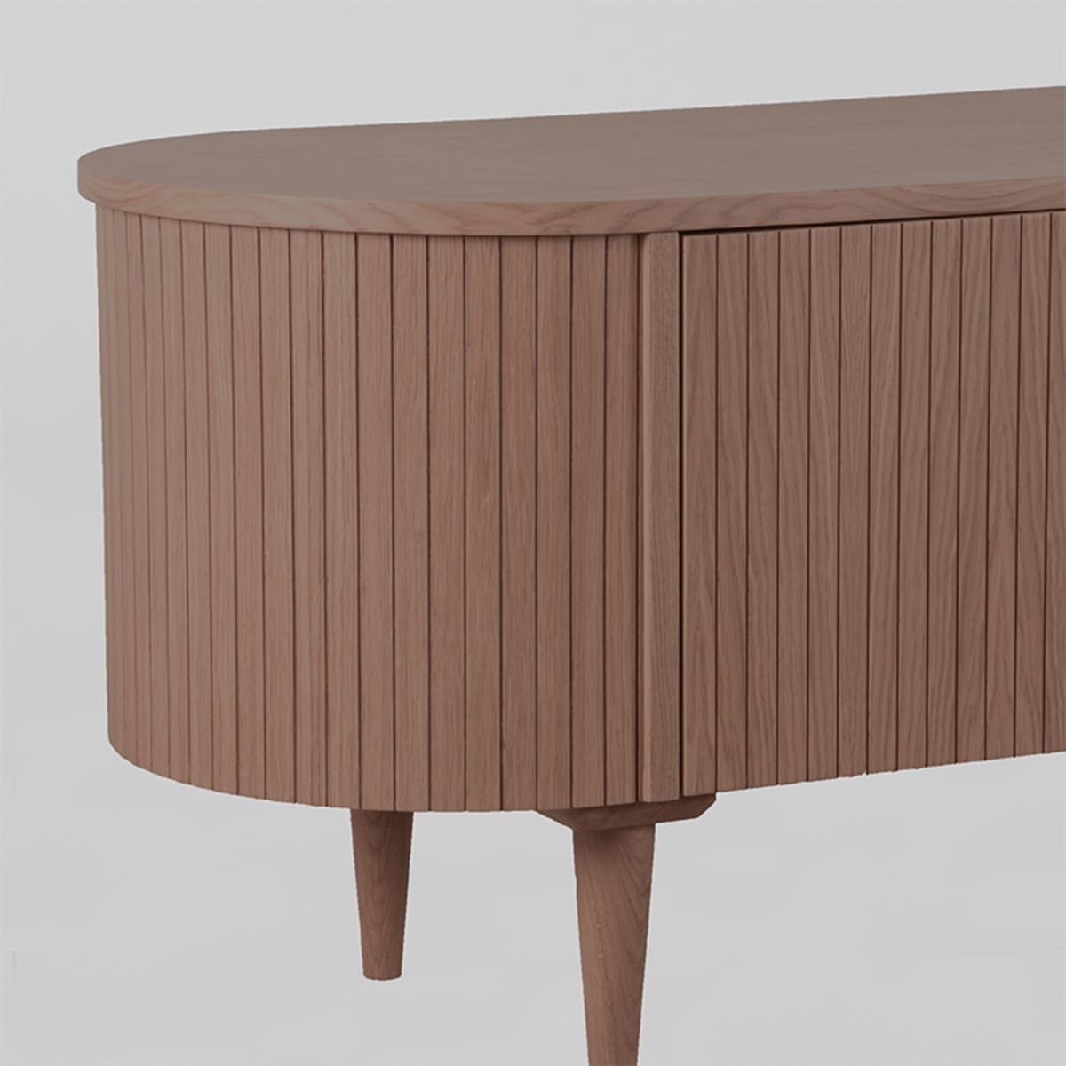 LABEL51 Tv-meubel Oliva - Walnoot - Eiken Bruin Tv-meubel|Tv-dressoir