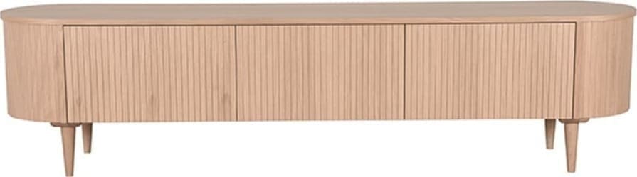 LABEL51 Tv-meubel Oliva - Zwart - Eiken Tv-meubel|Tv-dressoir