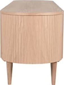LABEL51 Tv-meubel Oliva - Zwart - Eiken Tv-meubel|Tv-dressoir