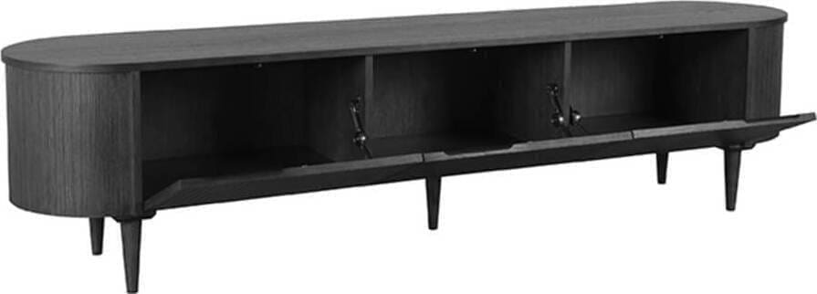 LABEL51 Tv-meubel Oliva - Zwart - Eiken Tv-meubel|Tv-dressoir