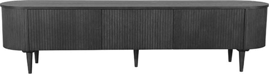 LABEL51 Tv-meubel Oliva - Zwart - Eiken Tv-meubel|Tv-dressoir