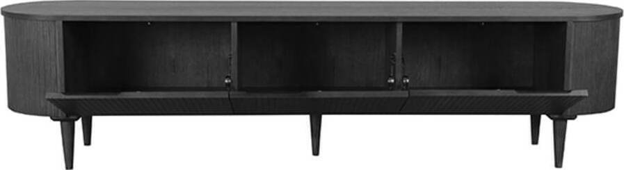 LABEL51 Tv-meubel Oliva - Zwart - Eiken Tv-meubel|Tv-dressoir