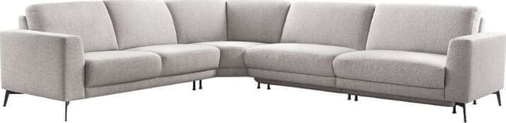 Pronto Wonen Hoekbank Moscato lichtgrijs Grijs Bank