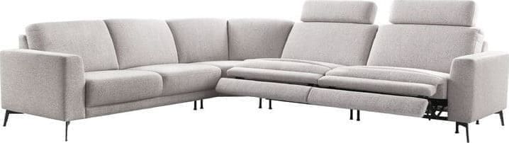 Pronto Wonen Hoekbank Moscato lichtgrijs Grijs Bank