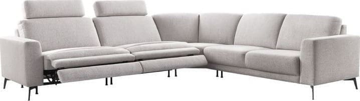 Pronto Wonen Hoekbank Moscato lichtgrijs Grijs Bank